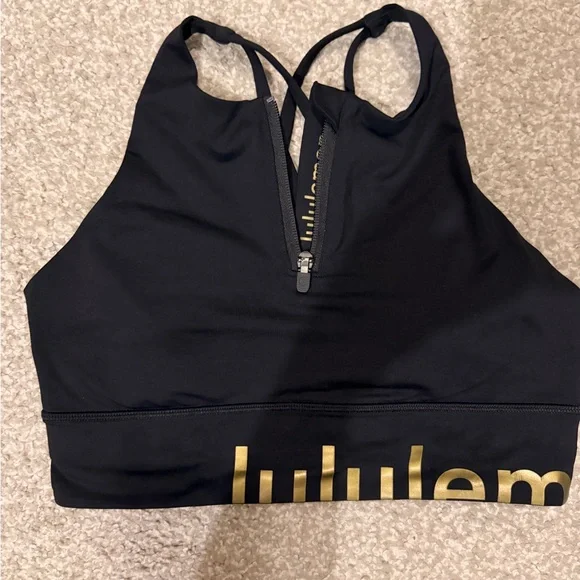 Lululemon Special Edition High Neck Energy Zip Sports Bra - Picture 1 of 3